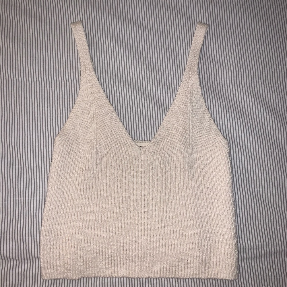 CREAM TANK TOP